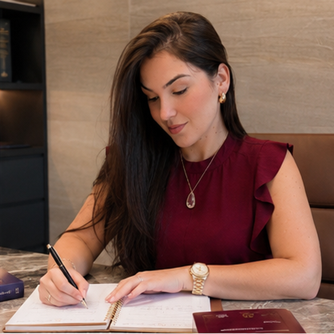 Dra. Desireé Marquetotti analisando um caso